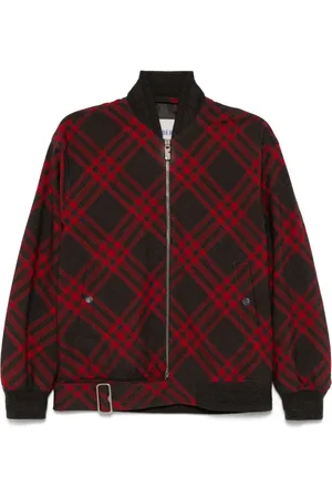 Burberry Check bomber jacket