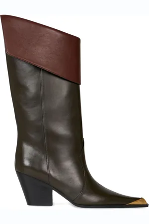 Etro Leather mic-calf boots
