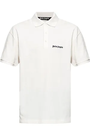 Palm Angels Logo-embroidered polo shirt