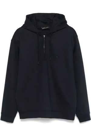 Emporio Armani Embroidered-logo hoodie