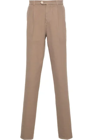 Brunello Cucinelli Pressed-crease trousers