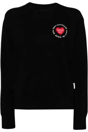 Chocoolate Logo intarsia-knit ribbed jumper