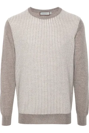 CANALI Geometric-pattern sweater