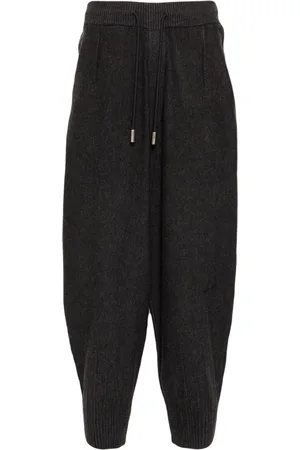 SONGZIO Underdart knitted tapered trousers