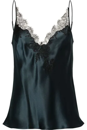 CARINE GILSON V-neck silk camisole