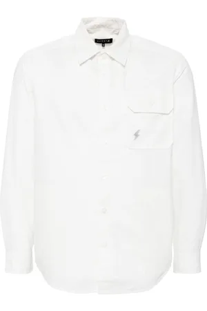 AGNÈS B. Logo-embroidered shirt