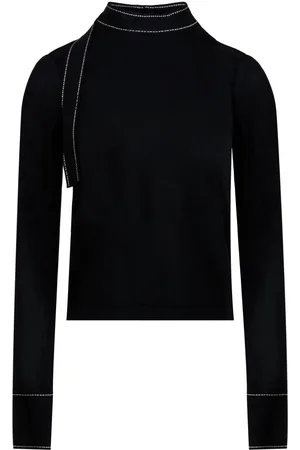 PORTS 1961 Contrast-stitching sweater