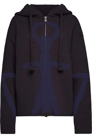 J.W.Anderson Anchor-intarsia hoodie