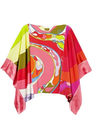 Puccini Orchidee-print kaftan