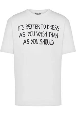 Moschino Slogan-print T-shirt