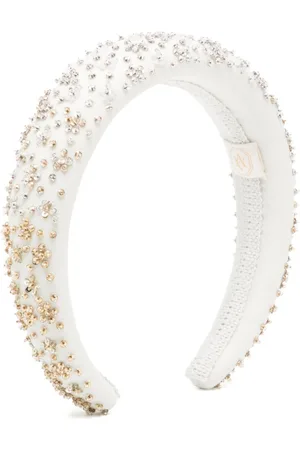 Maison Ava Belle crystal-embellished headband