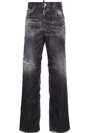Dsquared2 Distressed straight-leg jeans