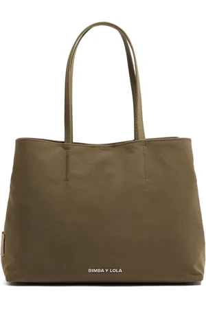 Bimba y Lola Large Gabardine Chihuahua tote bag