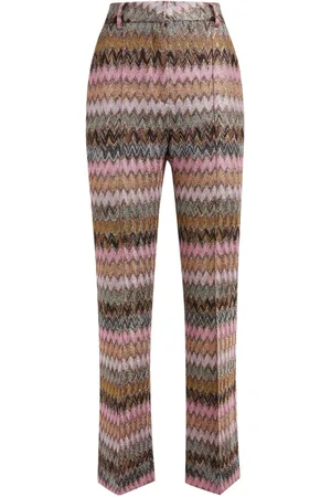 Missoni Metallic finish trousers