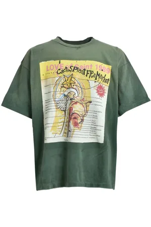 SAINT MXXXXXX X Cactus Plant Flea Market graphic-print T-shirt