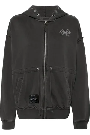 Musium Div. Logo zip-up hoodie