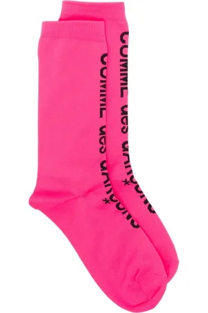 Comme des Garçons Logo-intarsia socks