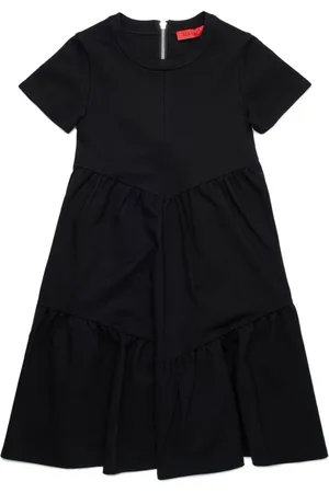 MAX&Co. Kids Pleated short-sleeve dress
