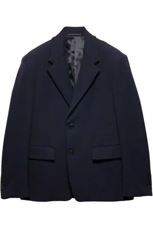 Prada Single-breasted gabardine blazer