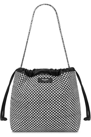 Moschino Logo-patch shoulder bag