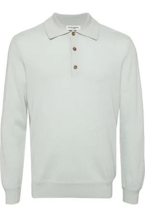 MAN ON THE BOON. Cashmere polo jumper