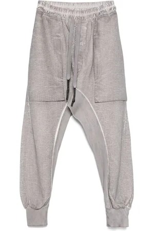 ISAAC SELLAM EXPERIENCE Gusset Stripe Plomb trousers