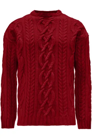 J.W.Anderson Cable-knit crew-neck jumper