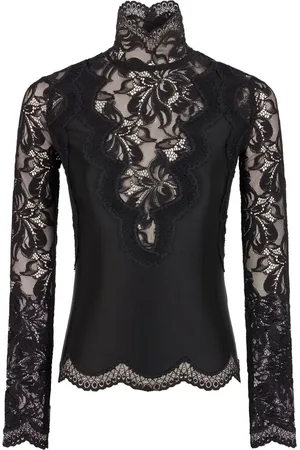 Paco rabanne Long-sleeve lace top