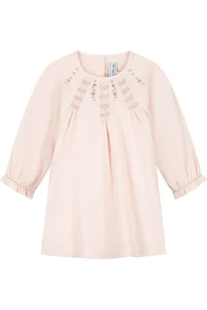 Tartine Et Chocolat Floral-embroidered dress