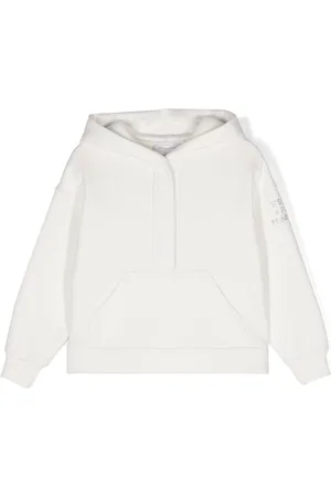 MONNALISA Studded logo-detail hoodie