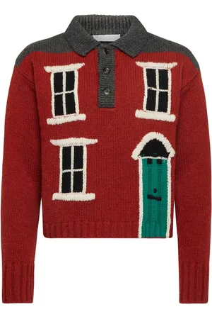 J.W.Anderson House-intarsia polo jumper
