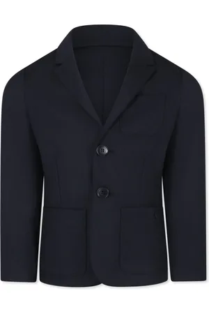 Emporio Armani Logo-embroidered blazer