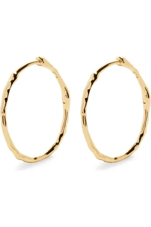 Monica Vinader 14kt yellow Medium Siren Muse earrings