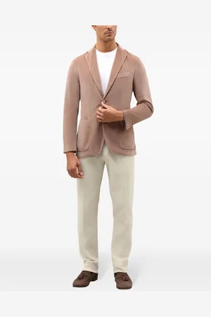 Boglioli Garment-dyed velvet blazer