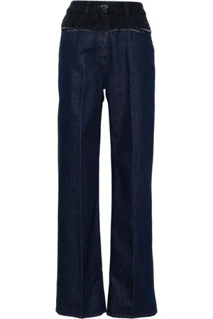 Givenchy Bouclé-panelled jeans
