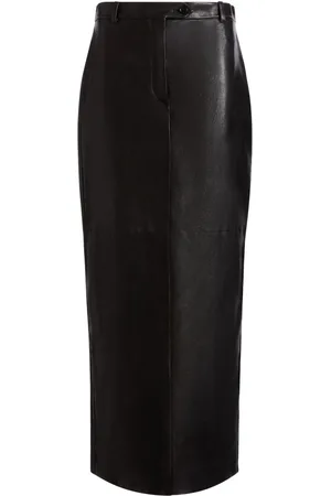 Bally Leather pencil skirt