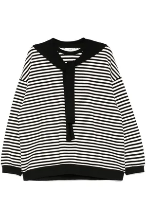 B+AB Wrap-around scarf sweatshirt