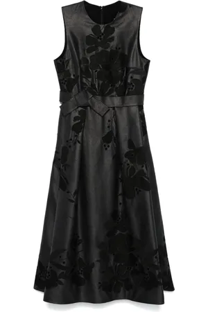 Elie saab Floral-embroidered maxi dress