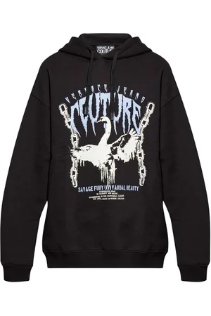 VERSACE Graphic-print hoodie