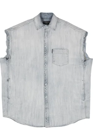 Balenciaga Ripped sleeveless shirt