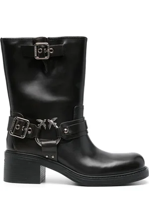 Pinko Love Birds biker boots