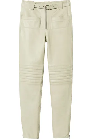 Twin-Set Fairfax leather biker trousers