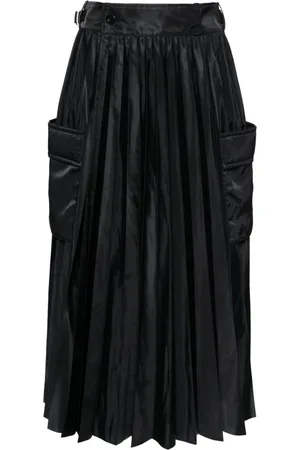 SACAI Pleated midi skirt