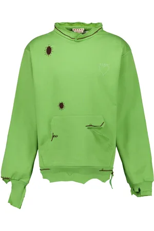 Marni Embroidered distressed sweatshirt