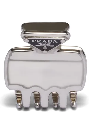 Prada Triangle-logo hair clip