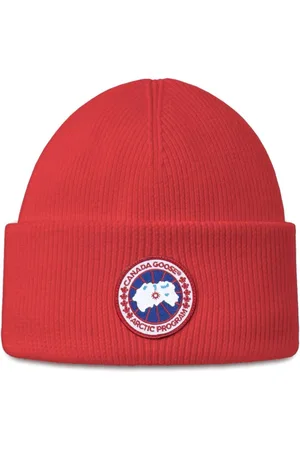 Canada Goose Logo-patch beanie hat