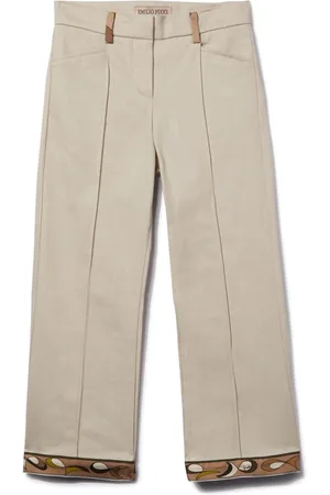 PUCCI Junior Cotton tailored trousers