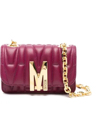 Moschino Logo-embossed shoulder bag