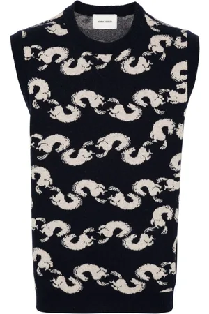 HENRIK VIBSKOV Shrimpy Horse knitted vest