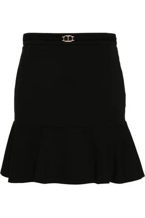 Twin-Set Oval T waist strap mini skirt